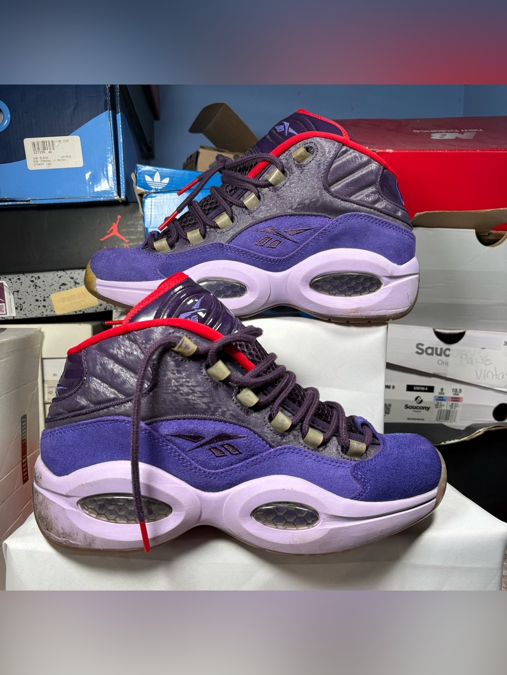 Size 7.5 - Reebok Question Mid Men’s Ghost Of Christmas Future 2013